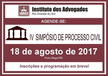 IV Simpósio de Processo Civil – 18 de agosto